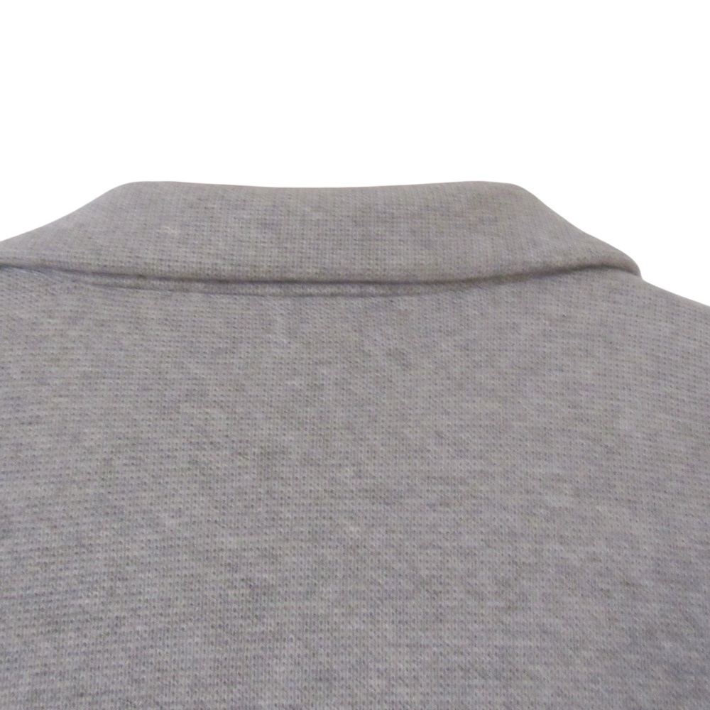 J Crew Factory Gray Sweater Blazer Medium Cotton Pockets Knit 2 Button Office - Picture 7 of 9